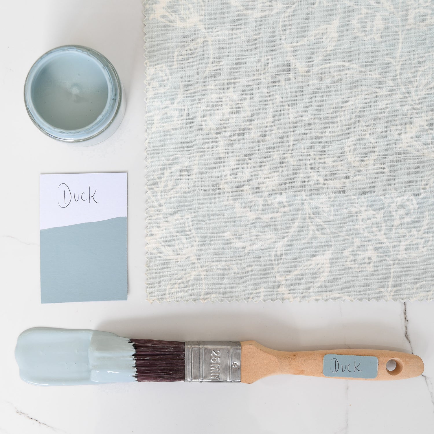 Duck paint colour swatch