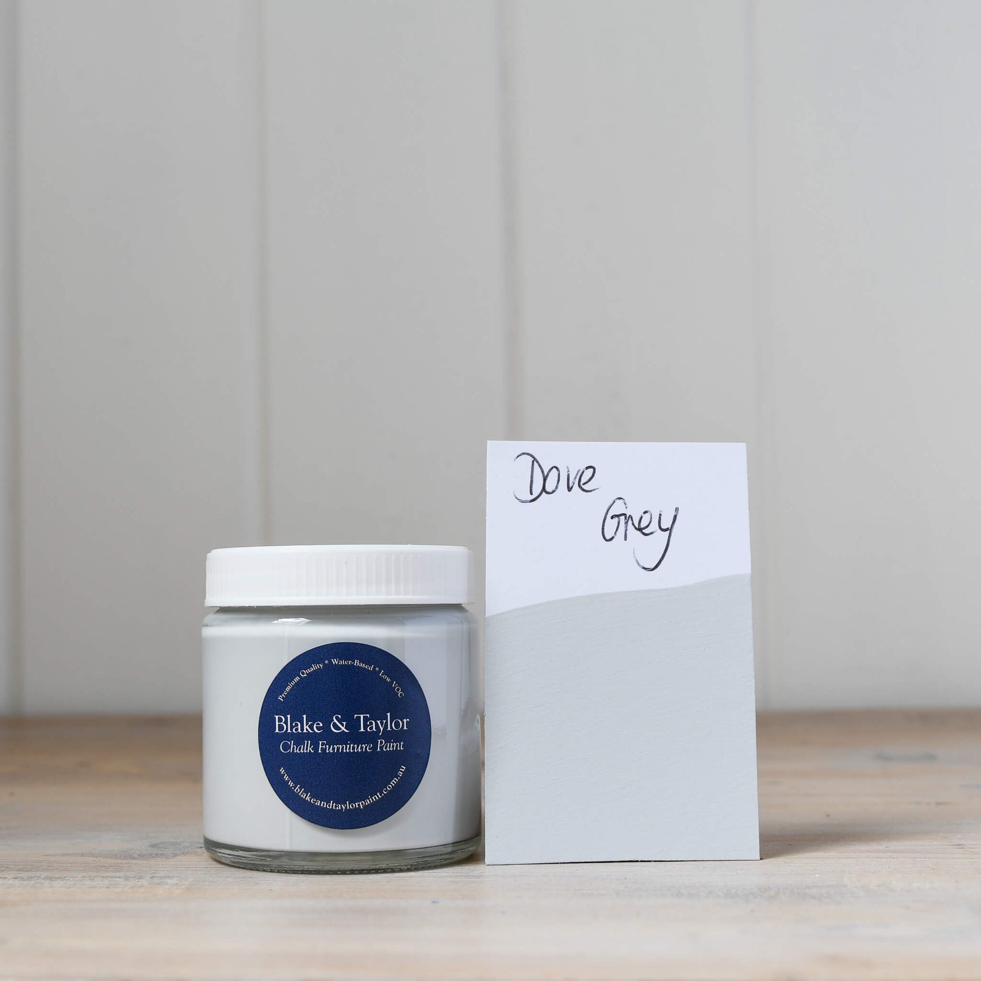 120ml pot of Blake & Taylor Dove Grey Chalk Furniture Paint
