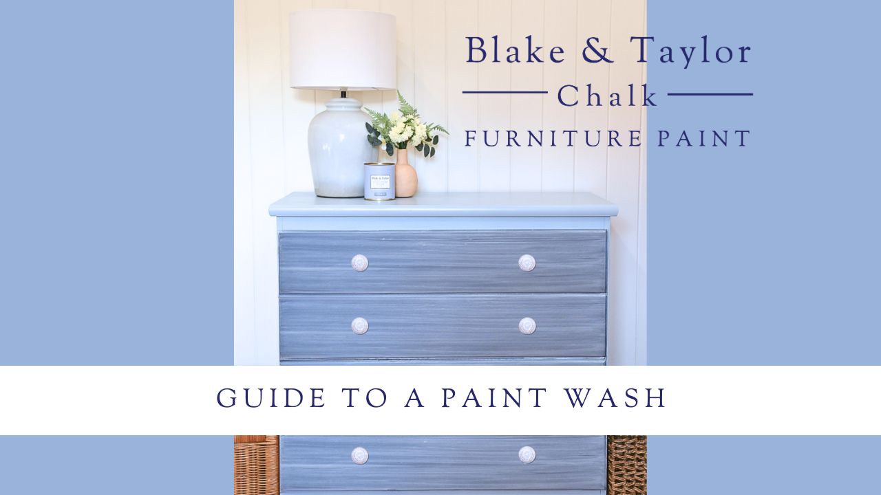 Load video: Blake &amp; Taylor Paint Guide to create a paint wash