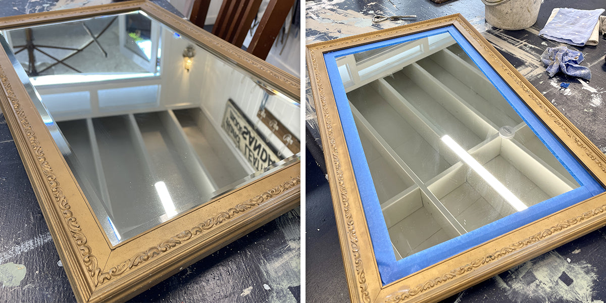 Vintage Mirror Makeover – Blake & Taylor Chalk Furniture Paint