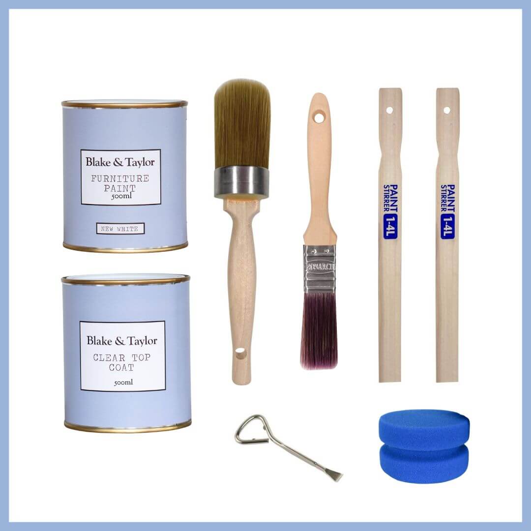 500ml Blake & Taylor Chalk Furniture Paint Starter Kit