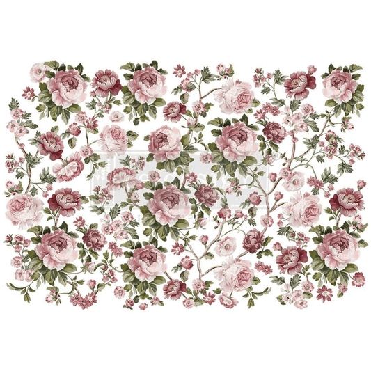 Furniture Transfer with roses
