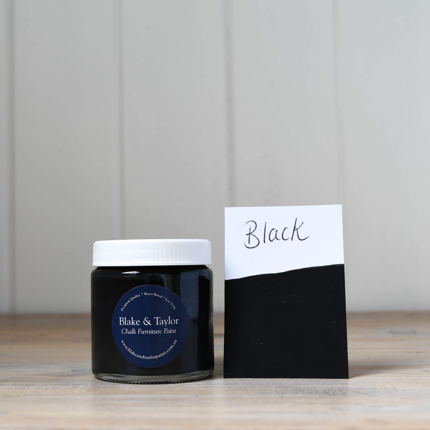 120ml pot of Black Blake & Taylor Chalk Furniture Paint