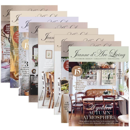 8 Issue (Yearly Equivalent) Subscription to Jeanne d'Arc Living Magazine - Blake & Taylor Chalk Furniture Paint