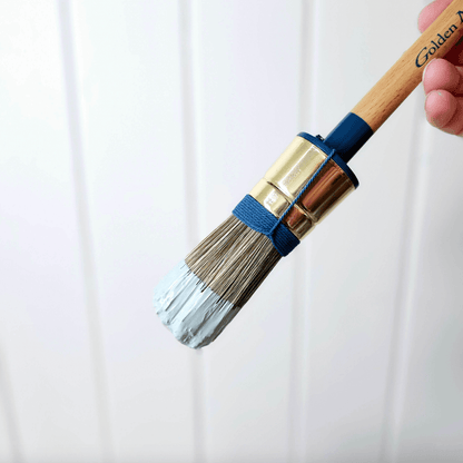 Round Natural Bristle Brush Medium - Blake & Taylor Chalk Furniture Paint