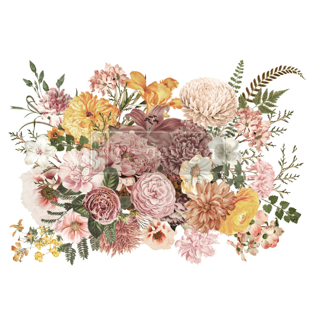 Woodland Floral Transfer