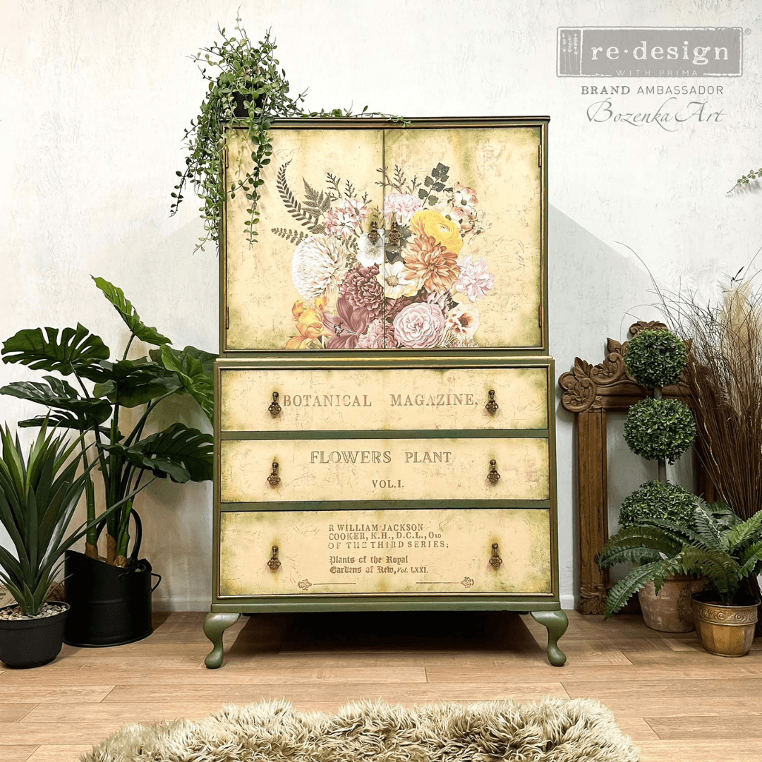 Woodland Floral Transfer