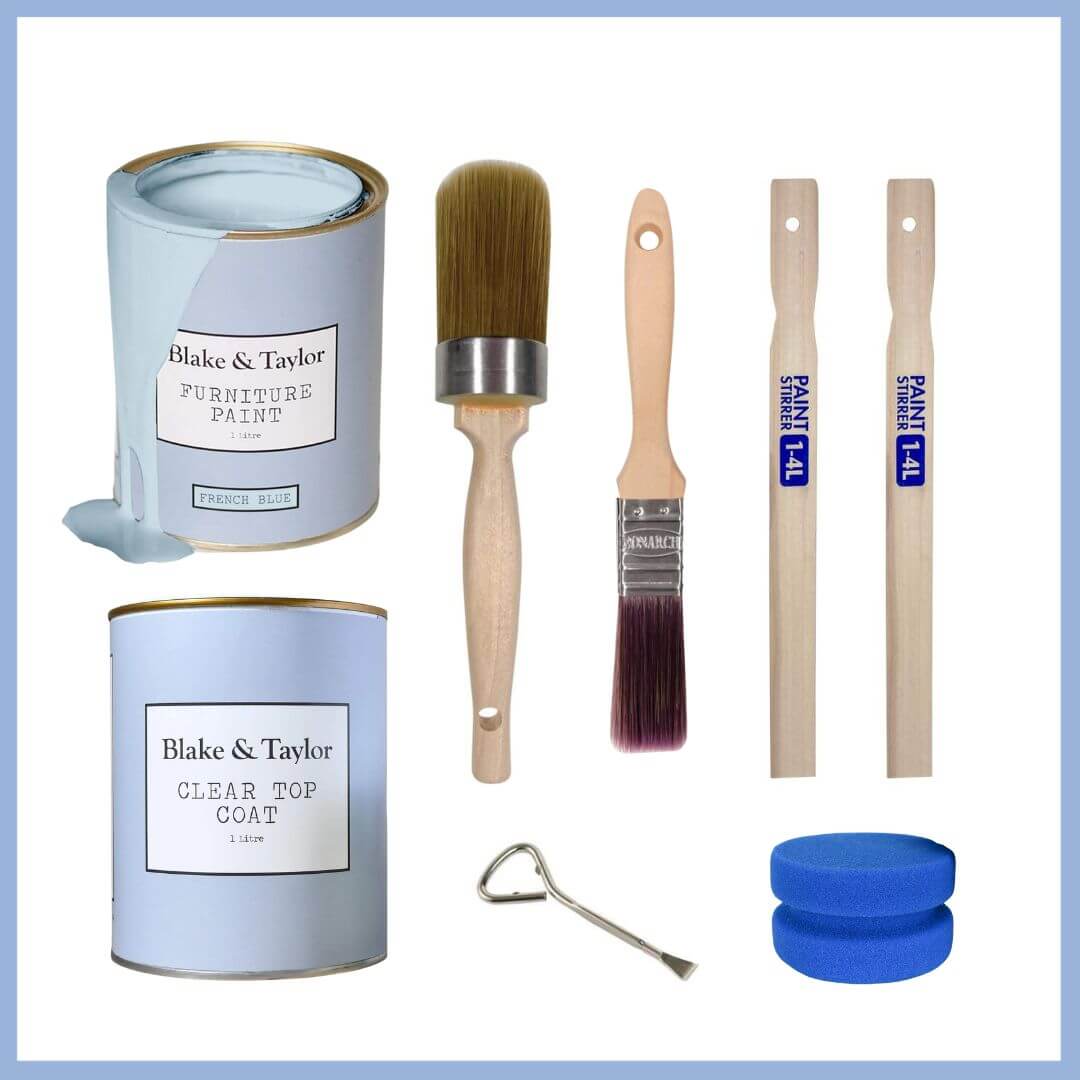 1 Litre Starter Kit - Blake & Taylor Chalk Furniture Paint