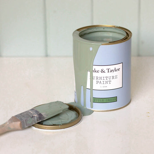 1 litre tin of Blake & Taylor Kettle Green Chalk Furniture Paint